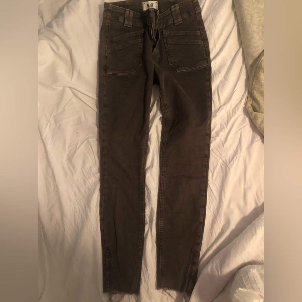 Paige Hoxton Ankle Skinny- Grey- size 25